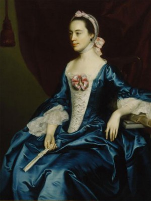 Lady in a Blue Dress